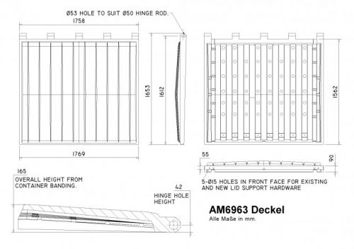 AM6963 Deckel (mit Federentlastung erhältlich)